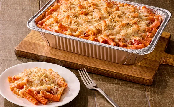 Five Cheese Ziti al Forno family-size baked pasta from Olive Garden menu