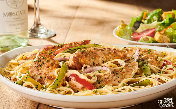 Chicken Scampi at olive garden