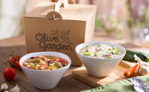 Olive garden Soups and Salad