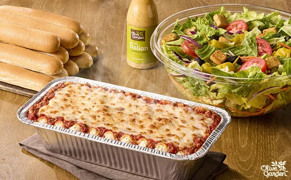 Family-Style Lasagna Bundle in dinner menu at olive garden