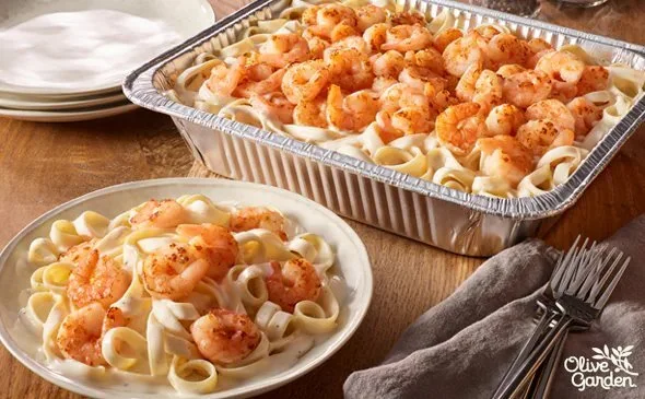 Shrimp Alfredo (Serves 4 - 6)