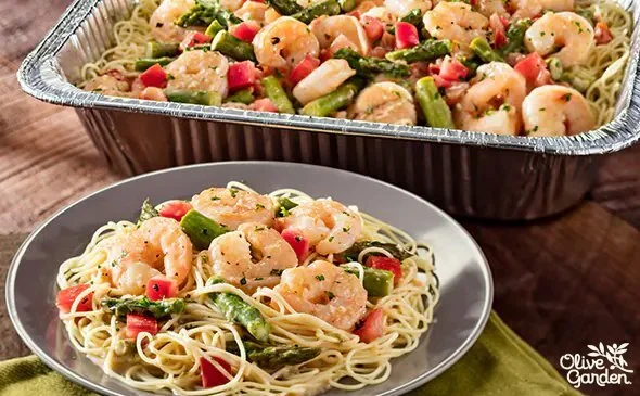 Shrimp Scampi (Serves 4 - 6) catering menu at olivve garden