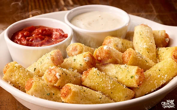 Stuffed Ziti Fritta served with marinara