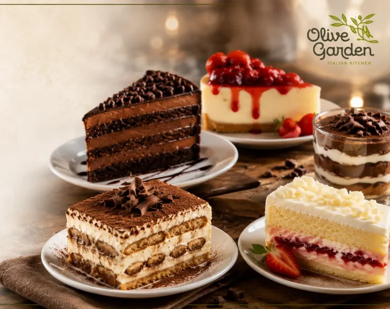 Olive Garden Desserts Menu With Latest Prices 2026