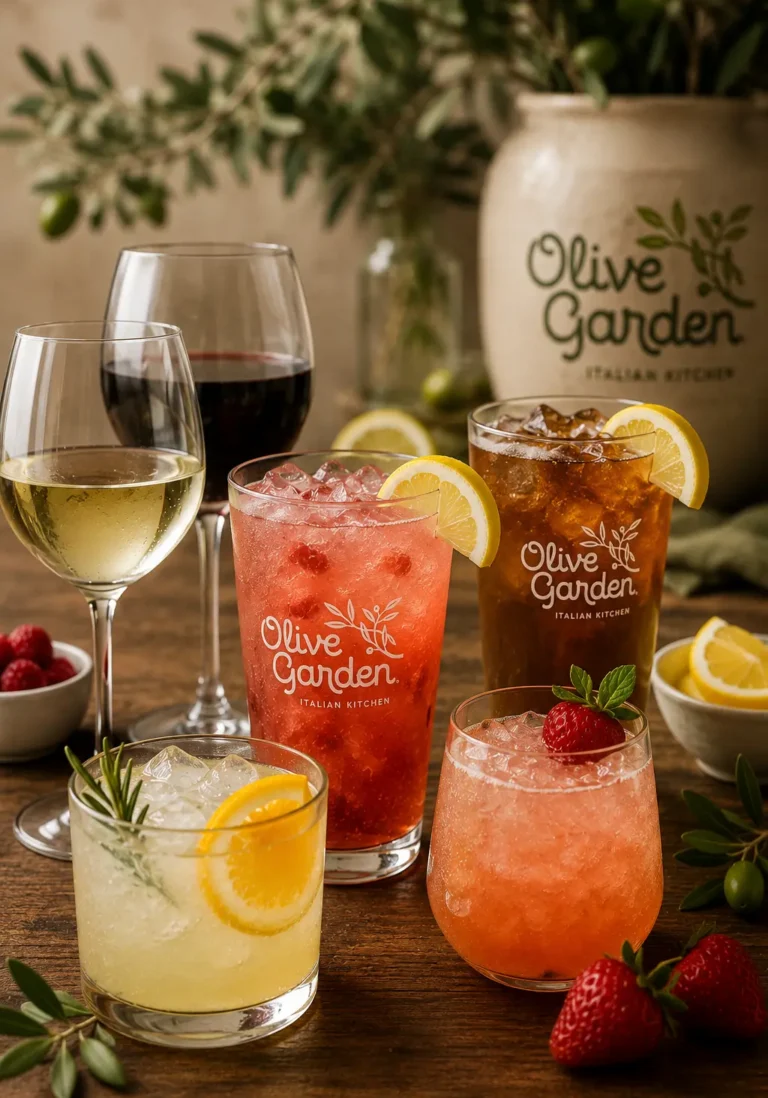 Olive Garden Drink Menu Guide: All Beverages with Prices