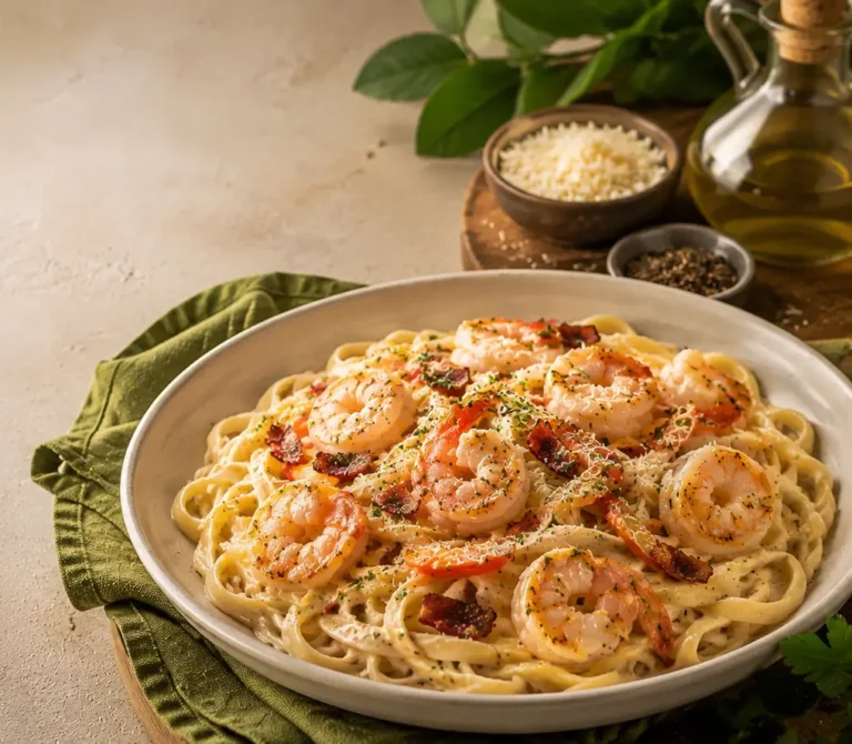 Shrimp Carbonara