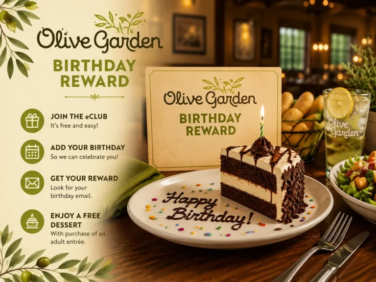 Olive Garden Birthday Reward 2026: How to Get Your Free Birthday Dessert