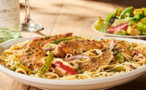 Chicken Scampi at Olive Garden