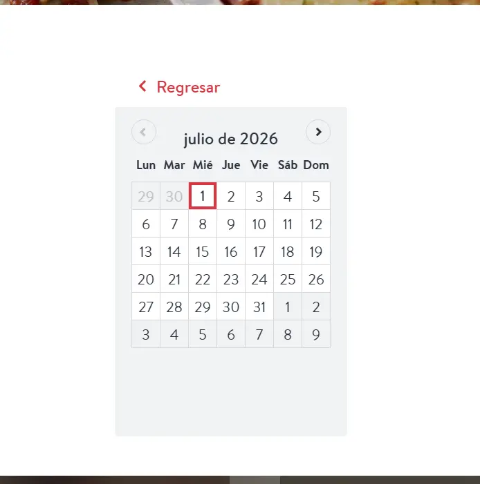 Olive garden reservation date